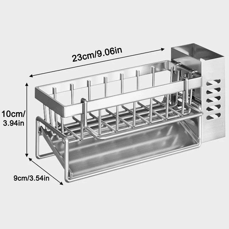 Stainless Steel Sink Organizer Rack