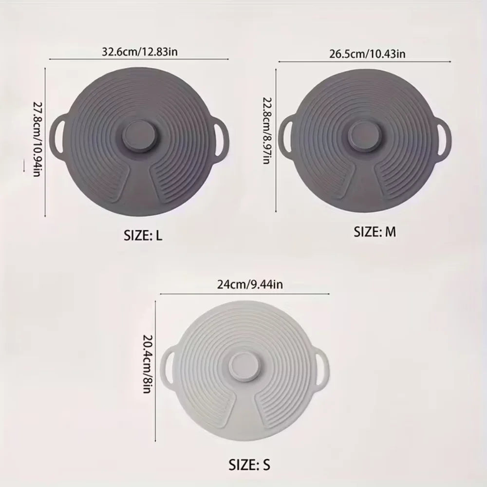 Reusable Silicone Bowl Lids – Set of 3 Sizes