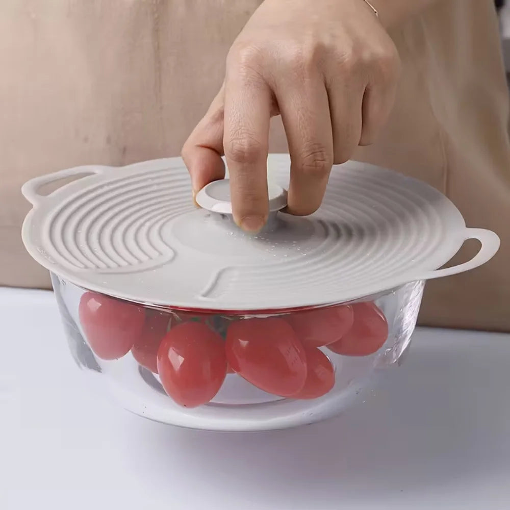Reusable Silicone Bowl Lids – Set of 3 Sizes