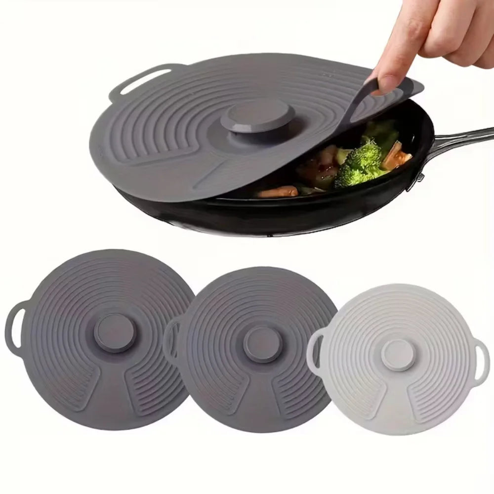 Reusable Silicone Bowl Lids – Set of 3 Sizes