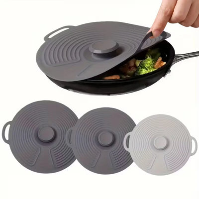 Reusable Silicone Bowl Lids – Set of 3 Sizes