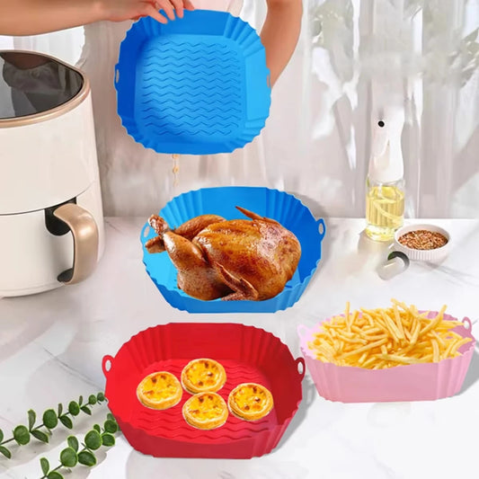 Reusable Silicone Air Fryer Liner Tray