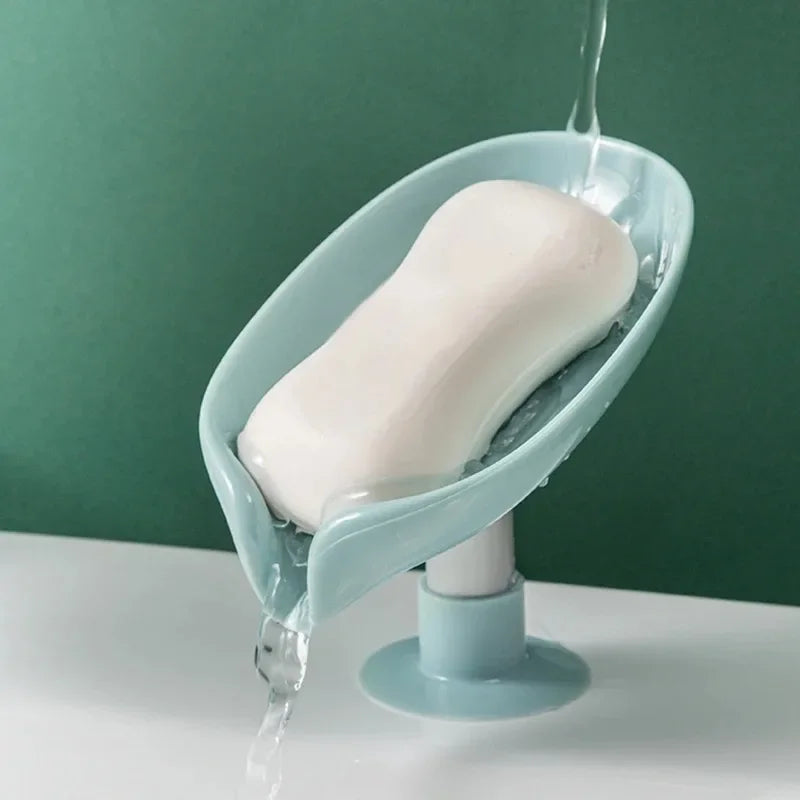Leaf Drain Soap Dish – Suction Mount