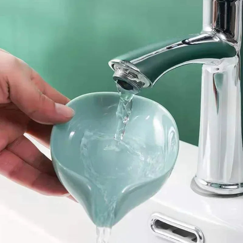 Leaf Drain Soap Dish – Suction Mount
